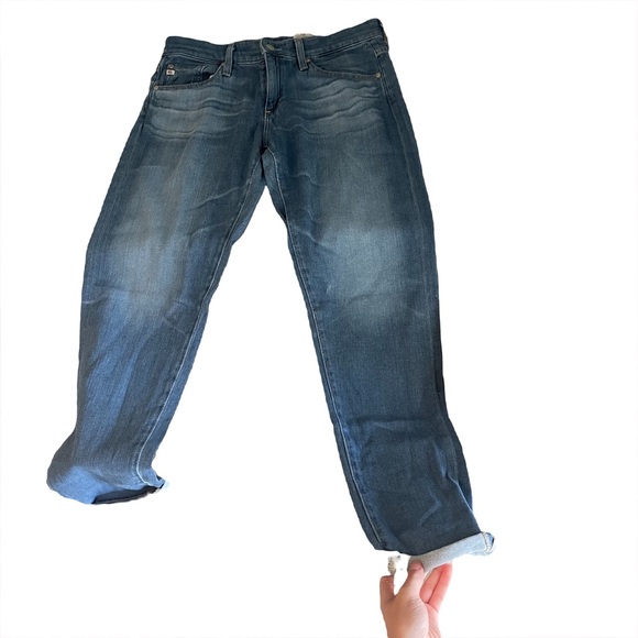 Ag Adriano Goldschmied Denim - Ag Adriano Goldschmied The Nikki Relaxed Skinny Light Wash Comfy Jeans Size 27